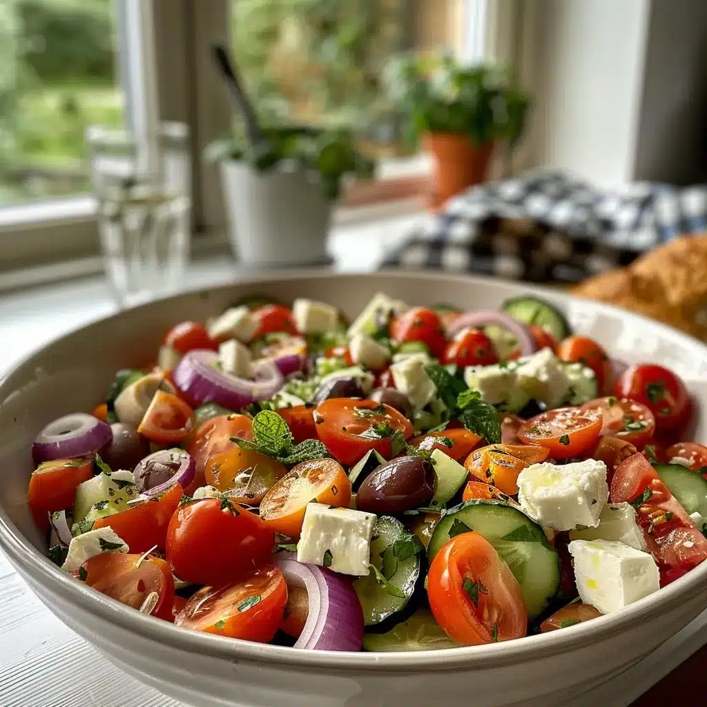 Greek Salad with Feta Recipe: A Fresh & Easy Mediterranean Delight 7 greek salad with feta recipe