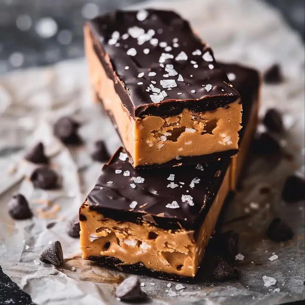 healthy chocolate peanut butter bars