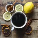 Coffee Weight Loss Recipe: 3 Ways to Burn Fat Fast 8 Tasty style image of black coffee served with lemon