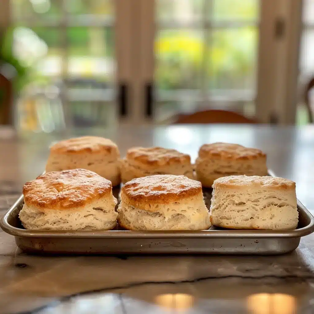 Apple Pie Biscuits Recipe – 7 Cozy Reasons to Bake Now 12 Three types of biscuits—canned, homemade, and gluten-free—arranged side-by-side on a baking tray, captured in warm kitchen lighting.