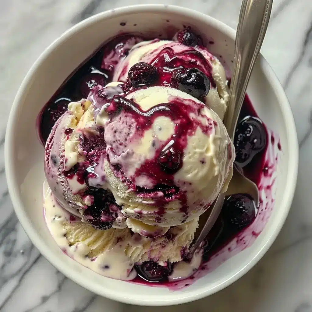 Blueberry Cheesecake Ice Cream Recipe: Irresistibly Creamy & Easy to Make 6 blueberry cheesecake ice cream recipe with fresh blueberry swirl