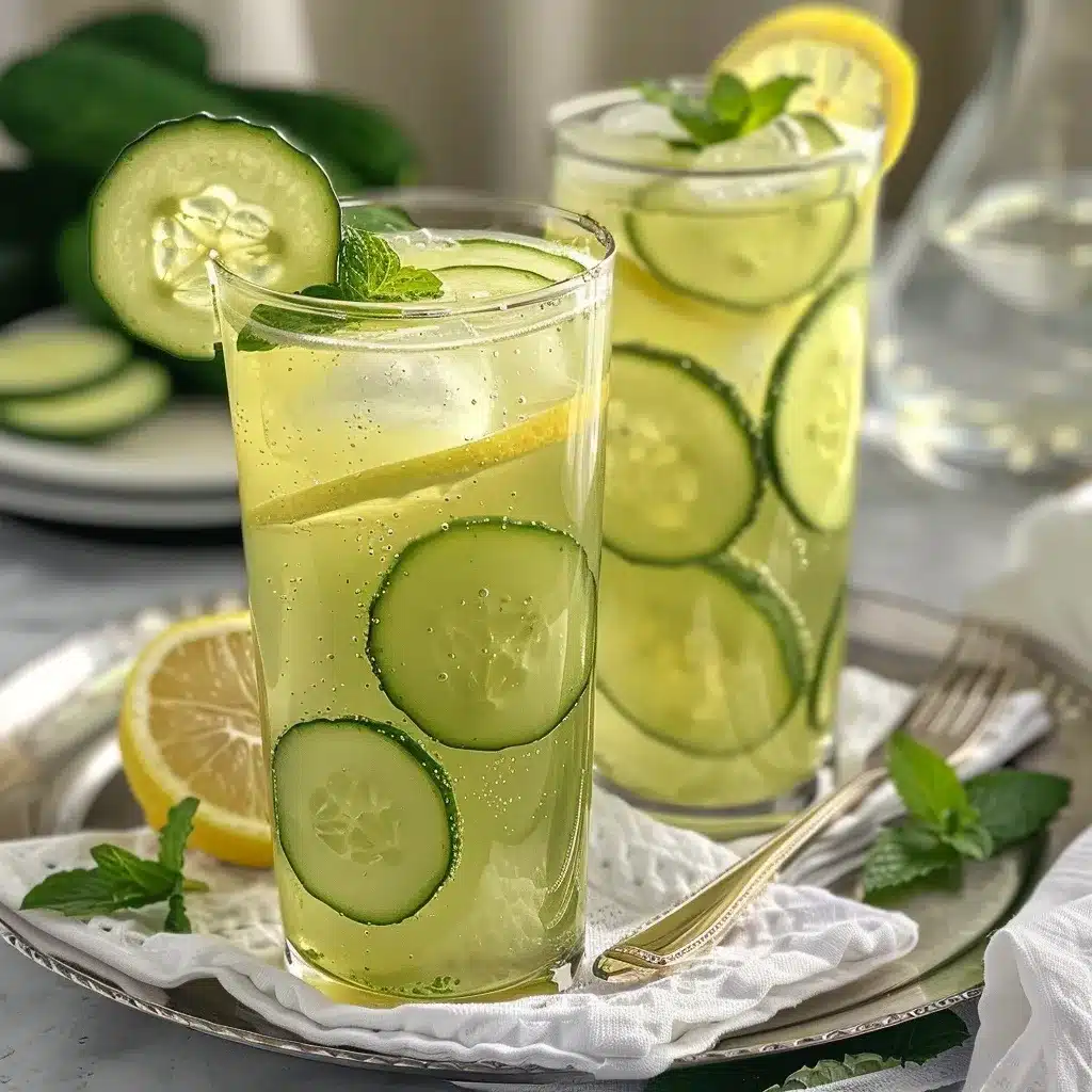 Cucumber Lemon Recipe – The Best 1-Glass Summer Drink Ever 6 efreshing cucumber lemon recipe in a chilled glass