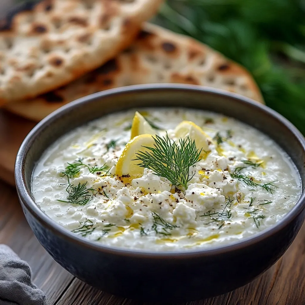 Lemon Rice Soup Recipe – 5 Easy Steps to Tangy Comfort 10 Greek lemon rice soup with herbs and feta