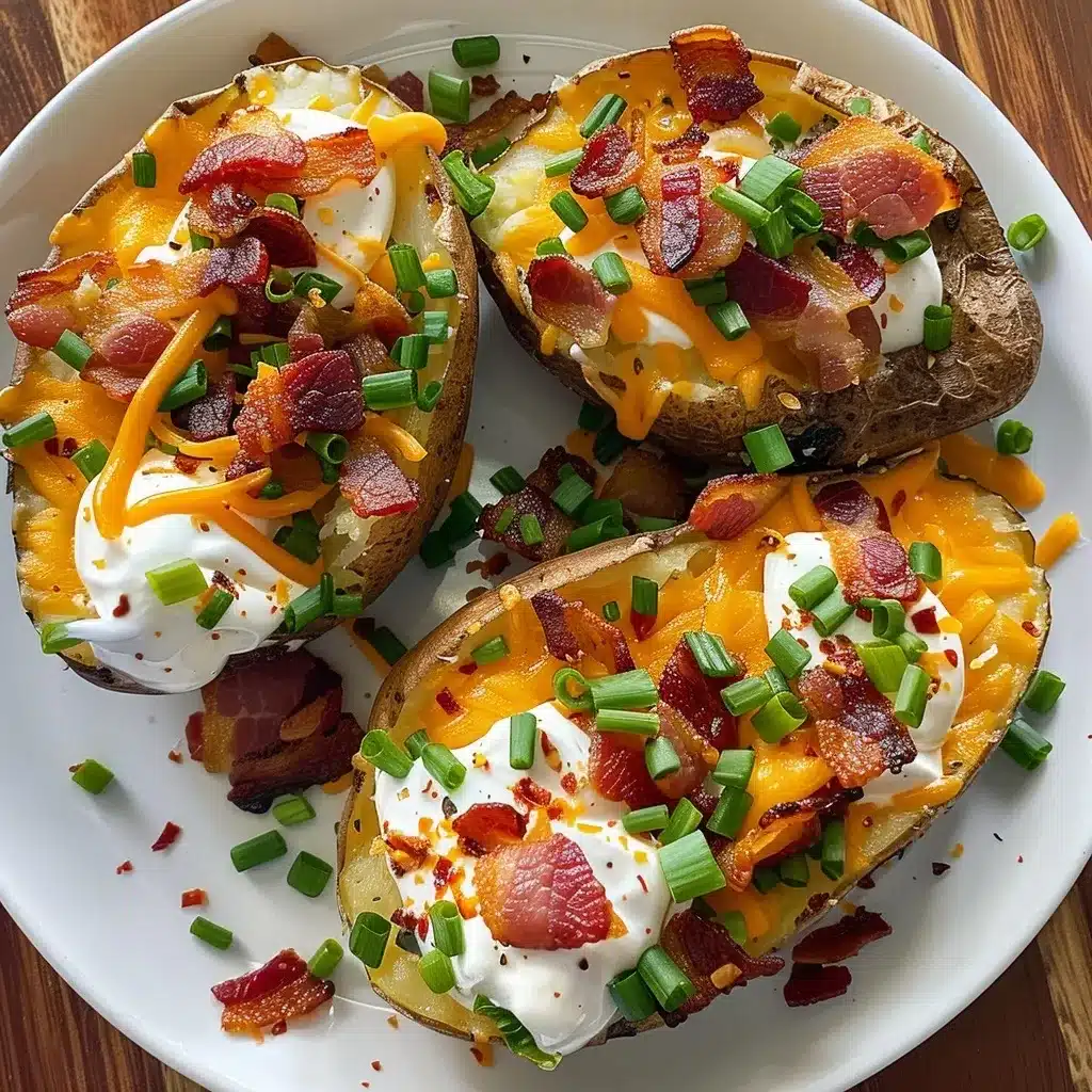 Poached Oven Baked Potatoes Recipe– Irresistibly Crispy, Creamy & Easy 11 loaded poached oven baked potatoes recipe with assorted toppings