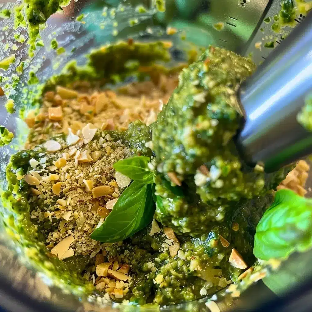 Almond Pesto Recipe: The Best 10-Minute Sauce Twist You’ll Love 10 blending almond pesto recipe in food processor