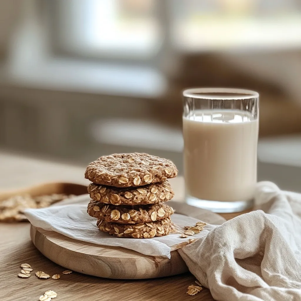 No-Bake Protein Cookies Recipe: High Protein No-Bake Cookies You’ll Love 11 Serve no-bake protein cookies with a glass of plant-based milk for a healthy snack