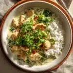 Coconut Chicken Rice Bowl – 30-Min Healthy Dinner Recipe 10 Coconut Chicken Rice Bowl with jasmine rice and creamy coconut sauce