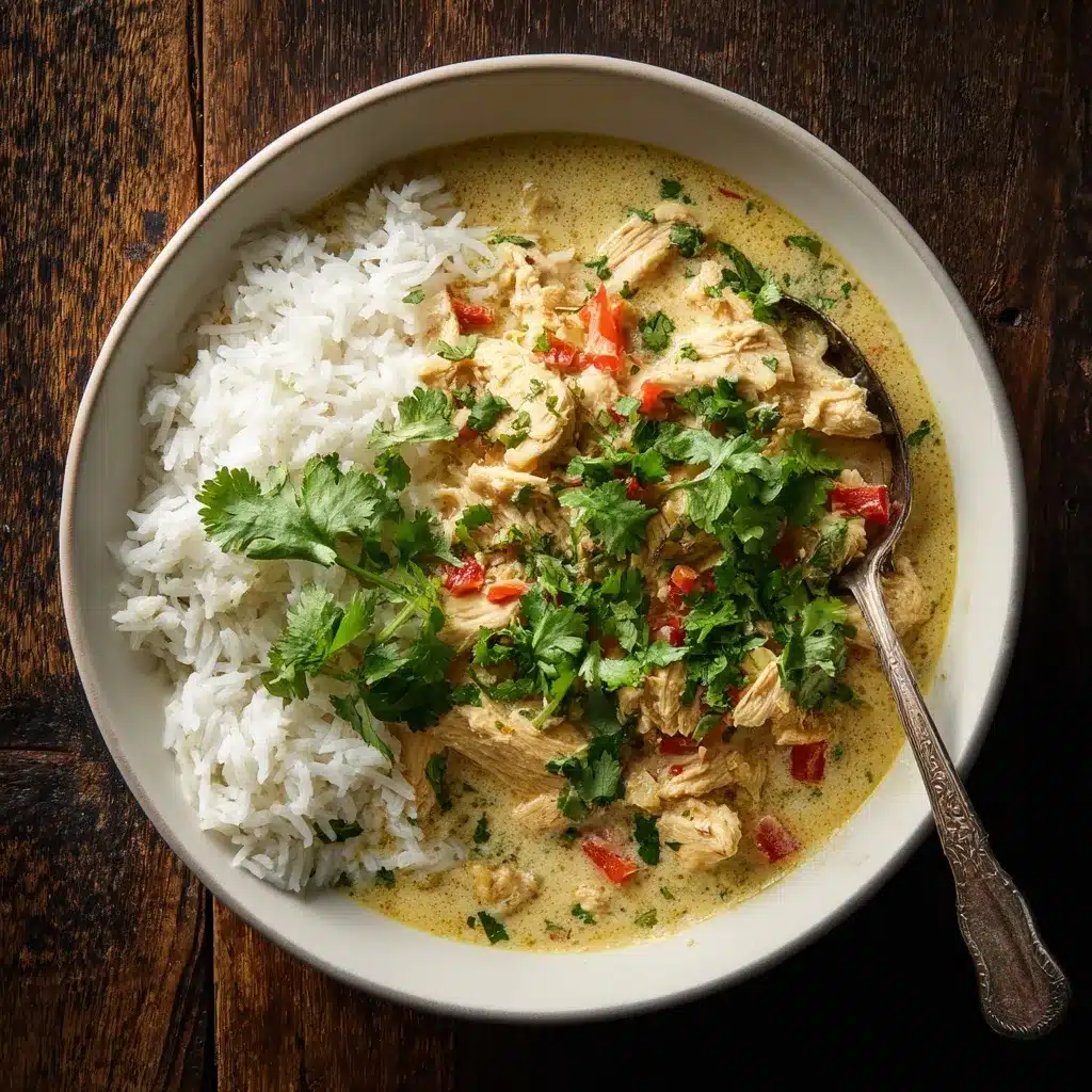 Coconut Chicken Rice Bowl – 30-Min Healthy Dinner Recipe 9 Coconut Chicken Rice Bowl with jasmine rice and creamy coconut sauce