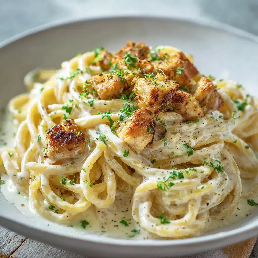Garlic Butter Chicken Bites with Creamy Parmesan Pasta 10 Garlic Butter Chicken Bites with Creamy Parmesan Pasta