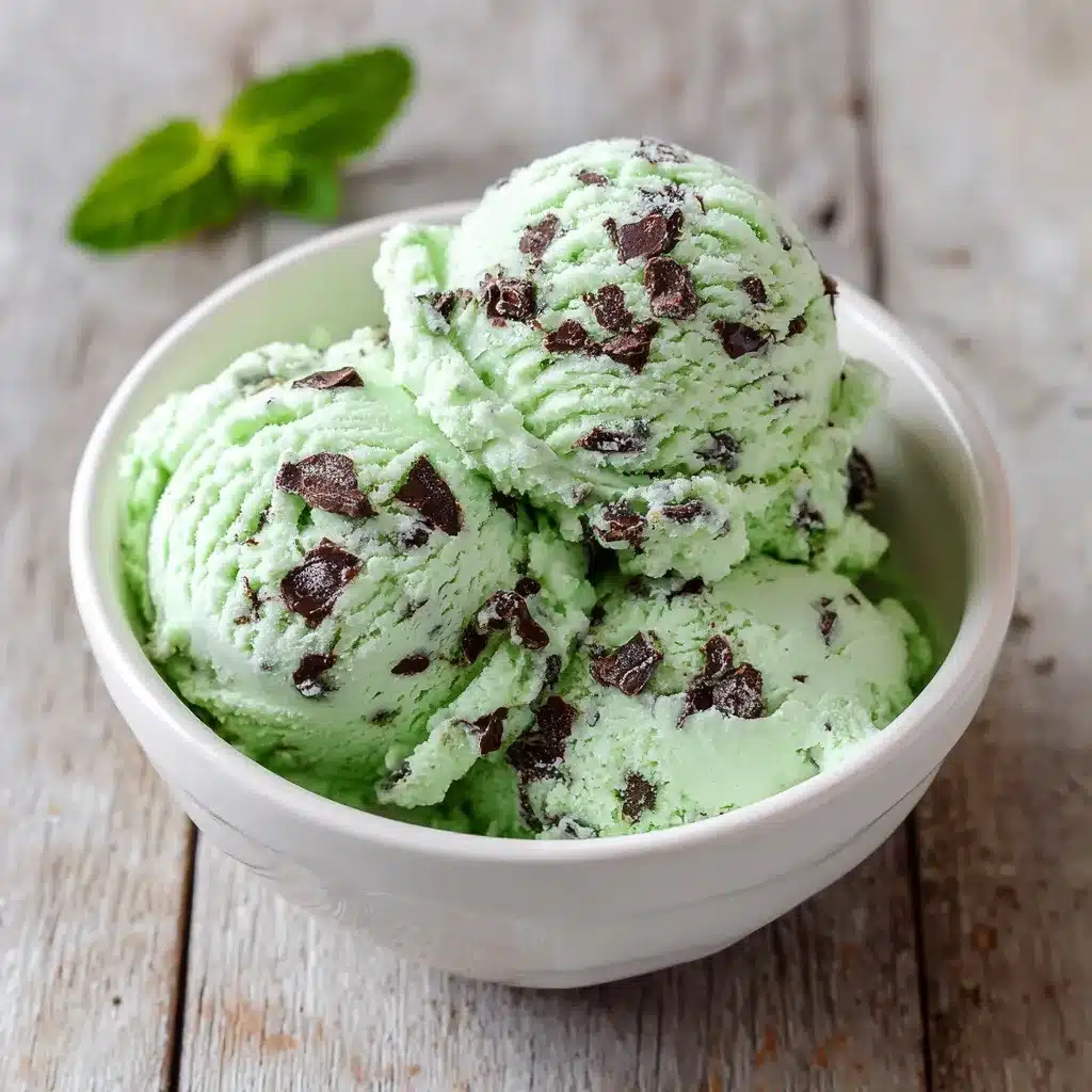 Mint Chocolate Chip Ice Cream Recipe: 5 Easy Steps for Perfect Results 13 Mint Chocolate Chip Ice Cream recipe in a bowl