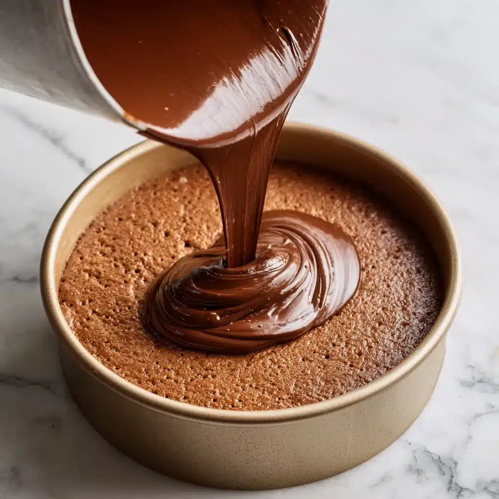 Avocado Cake Recipe – The Best Moist & Healthy Chocolate Cake Ever 13 Avocado cake batter in pan ready to bake