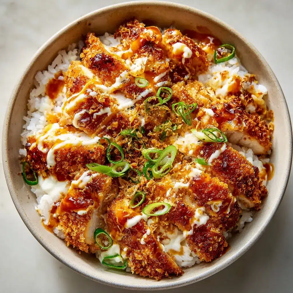 Crispy Bang Bang Chicken Bowl Recipe – 1 Epic Flavor Hit 9 Crispy Bang Bang Chicken Bowl with rice and creamy sauce