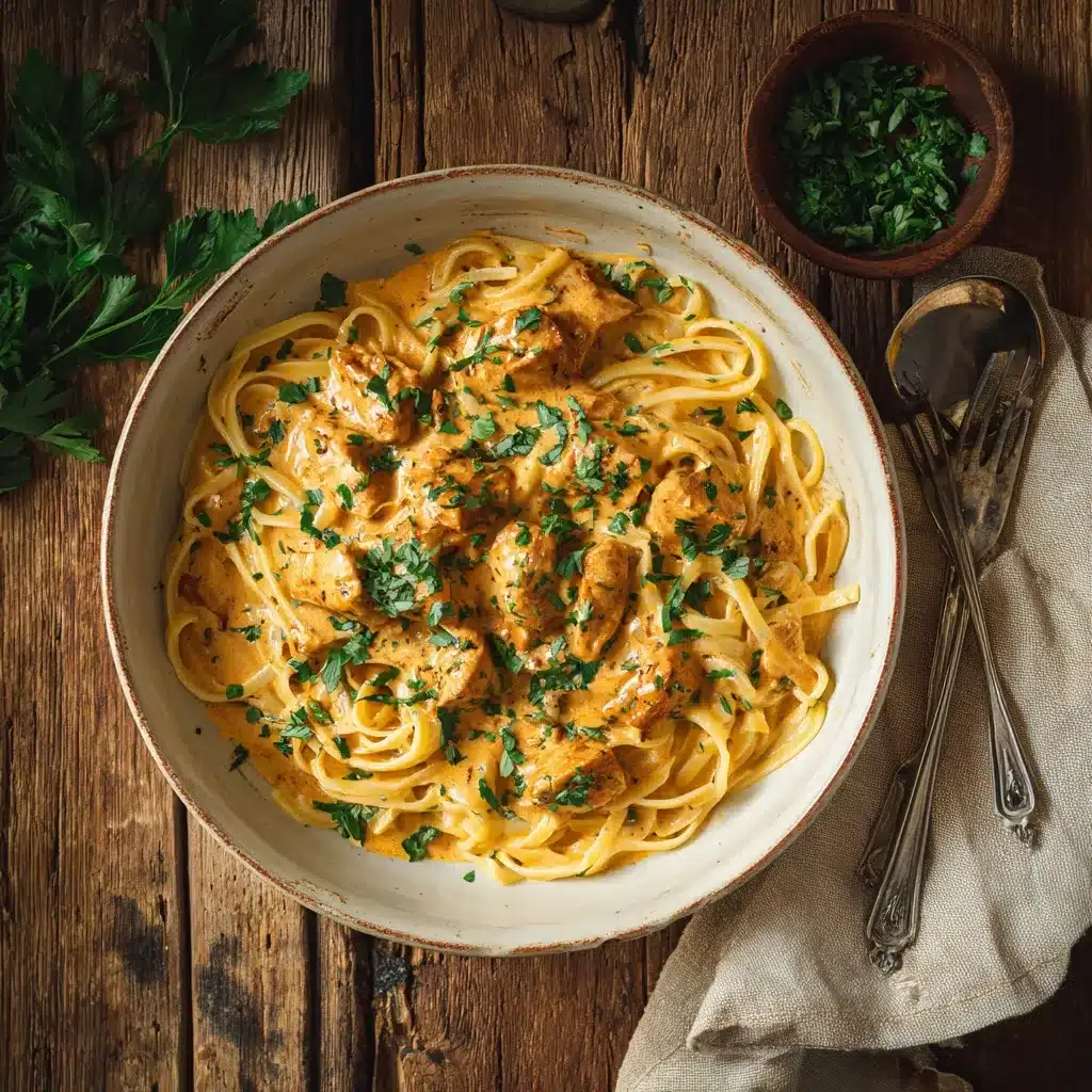 Cowboy Butter Chicken Linguine Recipe – 30-Minute Wonder 9 cowboy butter chicken linguine served in bowl
