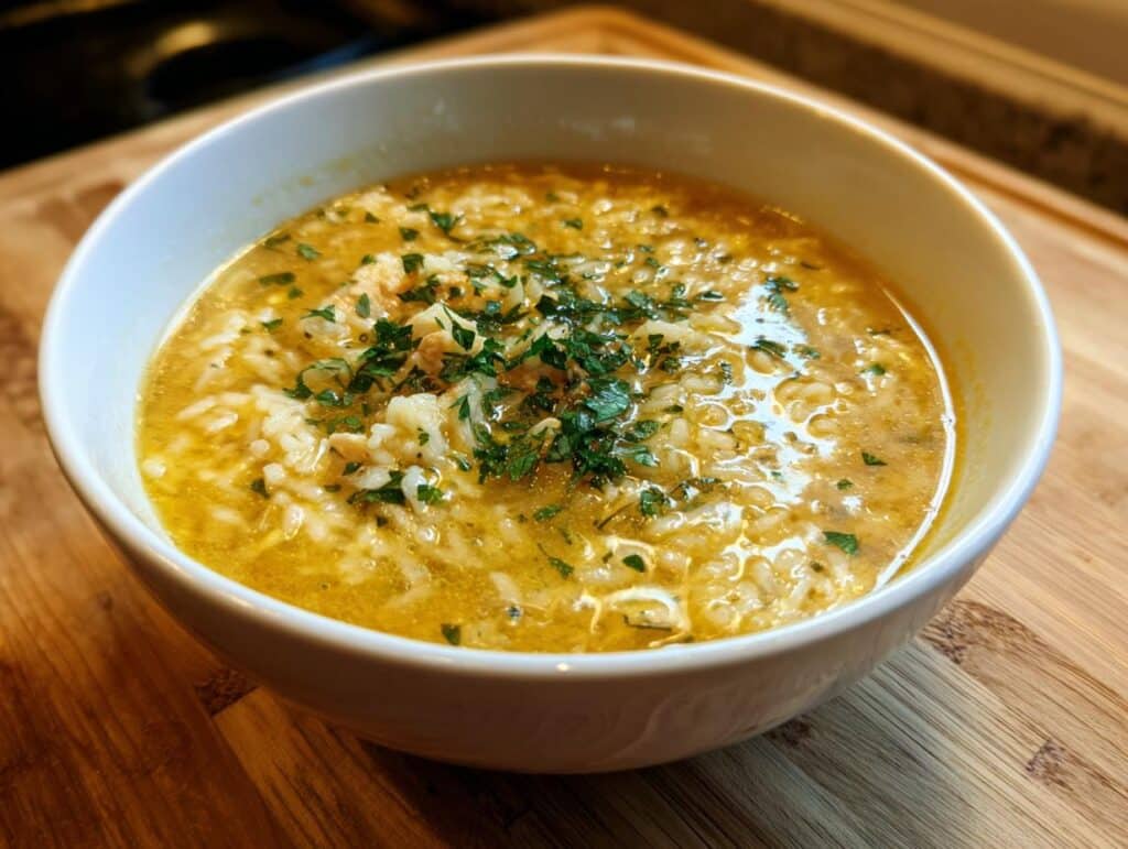 greek avgolemono soup lemon