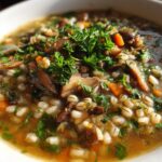 polish mushroom barley soup