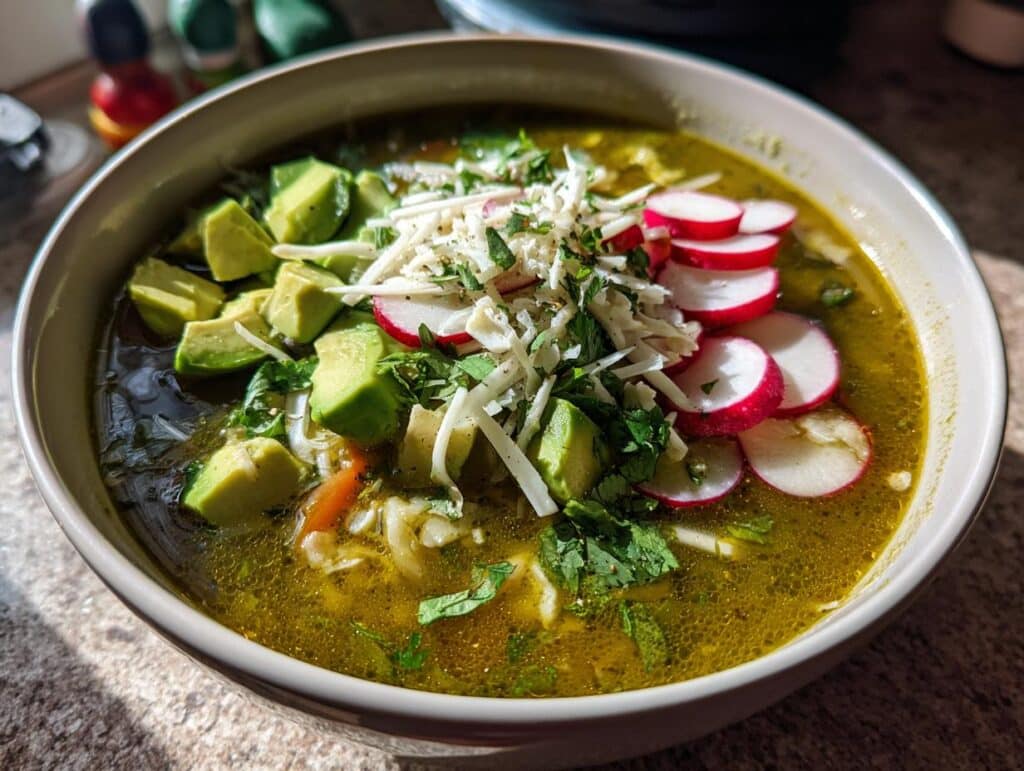 vegetarian pozole verde