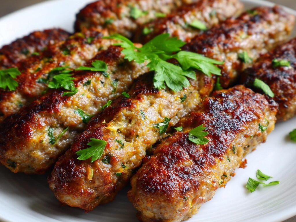 Air Fryer Lebanese Beef Kafta