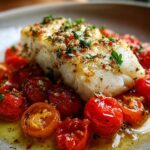 Baked Cod with Tomatoes